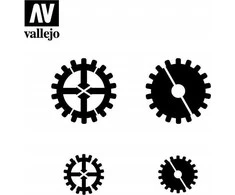 Vallejo: ST-SF001 - Trafaretai - Krumpliaračių žymėjimai