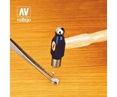 Vallejo Vallejo: T12008 - Įrankiai - Tiesus nerūdijančio plieno pincetas