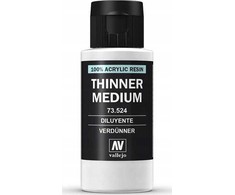 Vallejo Vallejo: Skiediklis vidutinio intensyvumo, 60 ml