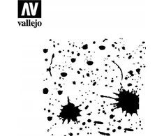 Vallejo: Trafaretai – purslai, dėmės