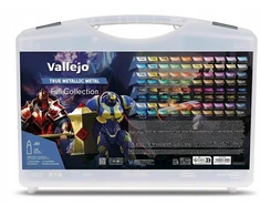 Vallejo Vallejo: True Metallic Metal – visa kolekcija – dėklas