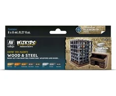 Vallejo Vallejo: Wizkids - Mediena, plienas 8x8 ml