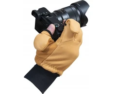 Vallerret Vallerret Hatchet odinės fotografavimo pirštinės, natūralios, XL dydžio