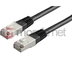 VALUE Kabelis krosowy PatchCord UTP Kat.6 0.5m juoda