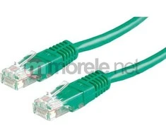 VALUE Kabelis krosowy PatchCord UTP Kat.6 0.5m žalia