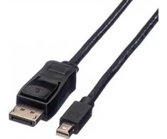 Value DisplayPort Mini – „DisplayPort“ kabelis 3 m juodas (11.99.5636)