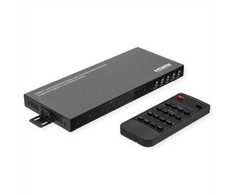 Šakotuvas VALUE Matrica HDMI, 4x2, 4K30Hz, QUAD Multi-Viewer, sklandus perjungimas