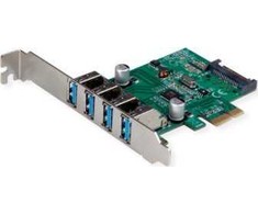 Value Kortelė PCI Express VALUE, USB 3.2 Gen 1, 4 prievadai