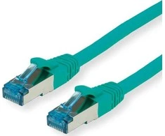 Value Vertė VERTĖ - Patch- Kabelis - RJ- 45 (M) iki RJ- 45 (M) - 7 m - SFTP, PiMF - CAT 6a - be halogenų, formos, be Haken, ant žemės - žalias (1946 99 21)