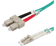 Value VALUE FO Cable 50/125µ. OM3. LC/SC. Aqua. 5.0m