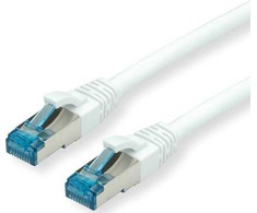 Value Vertė VERTĖ – Komutacinis kabelis – RJ-45 (M) – RJ-45 (M) – 10 m – SFTP, PiMF – CAT 6a – presuotas, suvytas, lygus – baltas (1977-09-21)