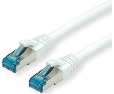 Value Vertė VERTĖ - Patch- Kabelis - RJ- 45 (M) iki RJ- 45 (M) - 7 m - SFTP, PiMF - CAT 6a - be halogenų, formos, be Haken, ant žemės - baltas (1976 99 21)