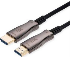 Vertė VALUE Ultra HDMI aktyvusis optinis kabelis 8K, 50 m