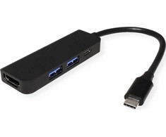 Šakotuvas Value Vertė USB-C stotis / replikatorius (12.99.1042)