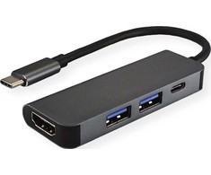 Šakotuvas Value Vertė USB-C stotis / replikatorius (12.99.1042)