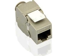 Value Cat.6A (Class EA) Keystone, RJ-45, ekranowany, beznarzędziowy, slim. (26.99.0375)