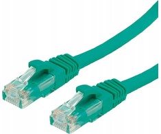 Value Vertė VERTĖ – Patch kabelis – RJ-45 (M) – RJ-45 (M) – 15 m – UTP – CAT 6a – Presuotas, lygus – žalias, RAL 6016 (21.99.1448)