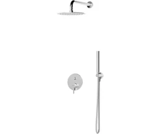 Valvex 2424940-CHR Valvex Cannoli dušo komplektas, paslėptas, chromuotas