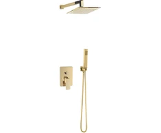 Valvex 2454570-GPV dušo komplektas Paslėptas dušo komplektas. Loft Gold Valvex (Carre) // BV.2454570-GPV