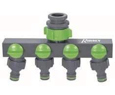 „Valvex“ vandens skirstytuvas RIBIMEX sodo čiaupui, 3/4" ir 1", 3/4" ir 1/2"