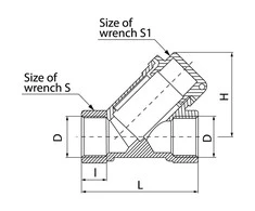Valvex nuosėdų filtras 1/2'' 4990000