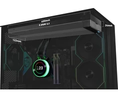 Lian Li HYDROSHIFT II LCD-C 360N Fanless ARGB AiO Wasserkühlung - juodas