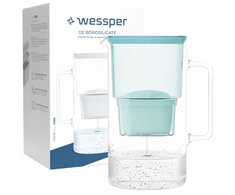 Vandens filtravimo ąsotis Wessper Aquamax Crystalline + 1 vandens filtras | mėtų spalvos