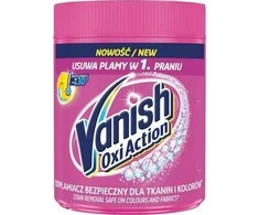 None Vanish VANISH_Gold Oxi Action miltelių dėmių valiklis spalvotiems audiniams Rožinė 470g