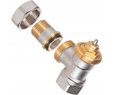 „Vario Term BASE“ kampinis termostatinis vožtuvas su išankstiniu nustatymu, tvirtinimo sriegis M30x1,5 GW 1/2” / GZ 1/2” (DWZ)