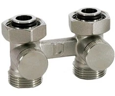 Vario Term Dviejų vamzdžių jungiamasis vožtuvas, V tipo GZ3/4 x GW3/4, tiesus