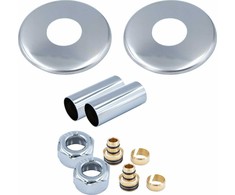 Varioterm Cover komplektas, vienos rozetės 3/4 PEX chromas