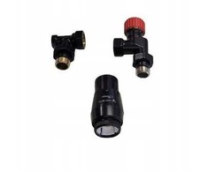 Varioterm Vario Term komplektas termostatyczny aksjalny AXI juoda mat EAXIGS0224C