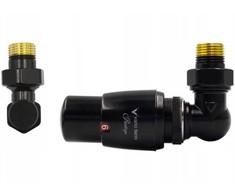 Varioterm Vario Term komplektas termostatyczny MASTER prawy juoda mat EMAGS0224CFK/P