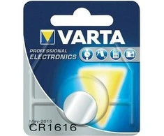 Varta Electronics CR1616 3V 55mAh elementas 6616, 1 vnt.