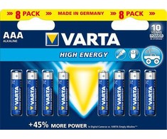 Varta Baterija High Energy AAA / R03 8 vnt.