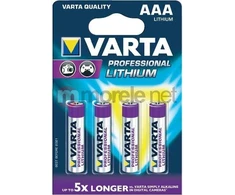 Varta Bateria Professional Lithium AAA / R03 1100mAh 4 vnt.