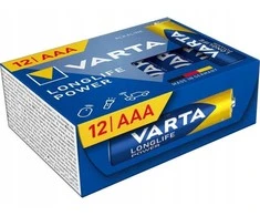 Varta Ilgaamžės LR03 baterijos 1250mAh, 12 vnt.