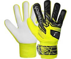 Vartininko pirštinės Reusch Attrakt Starter Solid Junior, 7.5, geltonos/juodos