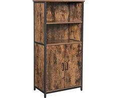 VASAGLE daugiafunkcė laikymo spintelė su lentynomis 60 x 35 x 125 cm LSC66BX
