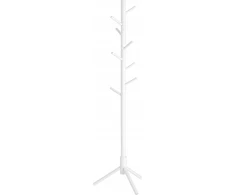 VASAGLE pastatoma medinė drabužių kabykla su 8 kabliais, 47 × 47 × 175 cm, K337