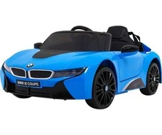 Ramiz Elektrinė mašina vaikams BMW I8 LIFT mėlynos spalvos
