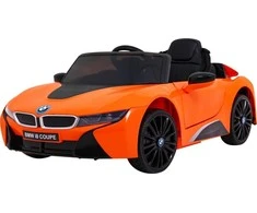 Ramiz Elektrinė mašina vaikams BMW I8 LIFT oranžinės spalvos