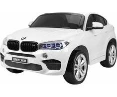 Dvivietis elektromobilis BMW X6M XXL, Baltas