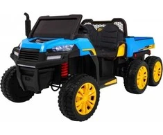 Ramiz Mėlyna Dvivietis elektrinis Farmer Truck 4x4, Mėlyna