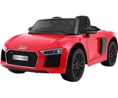 Ramiz Elektromobilis Audi R8 Spyder, raudonas