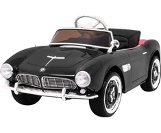 Ramiz Autko BMW 507 Retro elektryczne vaikams Juodas Roadster