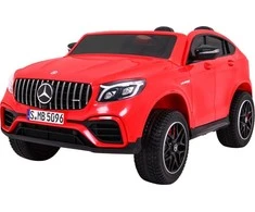 Ramiz Elektromobilis Mercedes GLC 63S, 4x4, Raudona