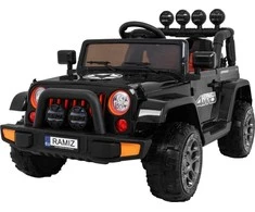 Ramiz Elektromobilis Full Time 4WD 4x4, Juodas