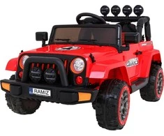 Ramiz Elektromobilis Full Time 4WD 4x4, Raudona