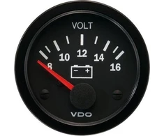 VDO Laikrodis VDO 52 mm – 12 V voltas (8–16 V)